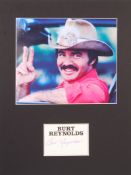 BURT REYNOLDS - SMOKEY & THE BANDIT - AUTOGRAPH PRESENTATION