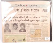 RARE 'OUT OF SIGHT' GEORGE CLOONEY 1998 PROP NEWSPAPER