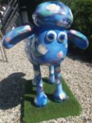 ORIGINAL ' SHAUN IN THE CITY ' SHAUN THE SHEEP LAURA CRAMER STATUE