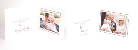 PRINCE CHARLES & CAMILLA - OFFICIAL ROYAL CHRISTMAS CARDS