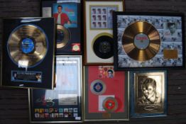 ELVIS PRESLEY FRAMED DISC COLLECTION