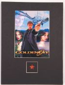 JAMES BOND GOLDEN 1995 FILM MOVIE PROP SOVIET RUSSIAN PIN BADGE