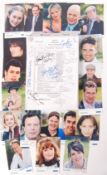 ORIGINAL EMMERDALE STUDIO RECORDING SCRIPT SIGNED BY CAST