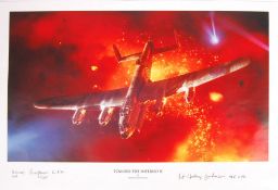 ' TOWARD THE INFERNO II ' PIOTR FORKASIEWICZ AUTOGRAPHED PRINT