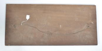 EDWARDIAN MUSIC ROOM POKERWORK PANEL DEPICTING GRE