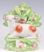 19TH CENTURY JOHN WALTON STAFFORDSHIRE FLATBACK LA