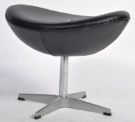 AFTER ARNE JACOBSEN CONTEMPORARY EGG STOOL OTTOMAN