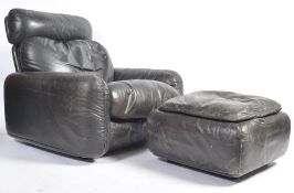 BUSNELLI PIUMOTTO 1970'S LOUNGE ARMCHAIR ARRIGO ARRIGONAI
