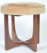 G-PLAN FRESCO 1960'S RETRO VINTAGE VANITY STOOL BY VICTOR B. WILKINS