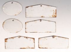 LATE 19TH / EARLY 20TH CENTURY SHOP ADVERTISING DISPLAY PLAQUES