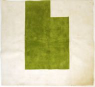 A LARGE CONTEMPORARY VERNER PANTON STYLE DEEP PILE FLOOR RUG