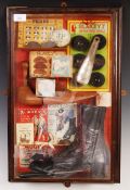 20TH CENTURY FRAMED ADVERTISING SHOE DISPLAY