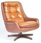 1970'S RETRO VINTAGE SWIVEL EASY / LOUNGE CHAIR / ARMCHAIR