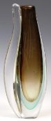 BELIEVED MANDRUZZATO MURANO SOMMERSO STUDIO ART GLASS VASE