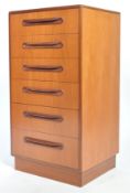 G PLAN FRESCO 1960S RETRO VINTAGE TEAK WOOD TALL CHEST