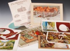 MARDON, SON & HALL VINTAGE ADVERTISING COLOUR TEMPLATES