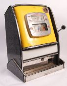 VINTAGE 1960'S ONE ARM BANDIT SLOT MACHINE.