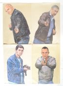 FOUR VINTAGE STYLE SHOOTING RANGE POSTERS