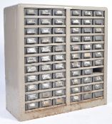 COLANGULAR VINTAGE INDUSTRIAL 66 DRAWER METAL CHEST CABINET