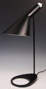 AFTER ARNE JACOBSEN CONTEMPORARY AJ BLACK DESK LAMP