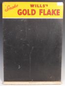 EARLY 20TH CENTURY WILL'S GOLD FLAKE SHOP BLACKBOARD