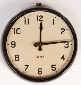 EARLY 20TH CENTURY VINTAGE STATION CLOCK BY GENTS OF LEICESTER