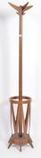 WARING & GILLOWS RARE MID 20TH CENTURY TEAK WOOD COAT STAND