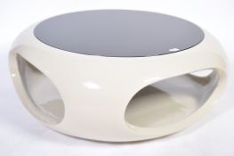 20TH CENTURY U.F.O SPACE AGE COFFEE TABLE IN THE MANNER OF L. COLANI