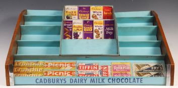A RARE UNUSUAL 1960'S CADBURYS COUNTERTOP ADVERTISING STAND