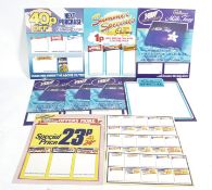 COLLECTION OF CADBURYS ADVERTISING SIGNS / PRICE BOARDS