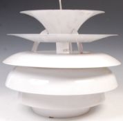 LATE 20TH CENTURY CEILING LIGHT IN THE MANNER OF POUL HENNINGSEN