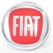 ORIGINAL 1990'S FIAT CAR BADGE SHOWROOM LIGHT BOX ADVERTISING SIGN