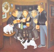 AFTER BERYL COOK SIGNED PRINT ENTITLED IN THE SNUG