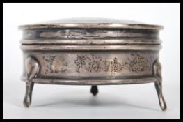 An early 20th Century Wright & Davies silver hallm