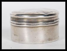 An early 20th Century silver hallmarked dressing t