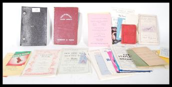 A collection of 20th Century vintage ephemera to i