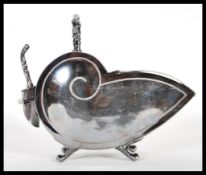 An early 20th Century Edwardian silver plated tabl