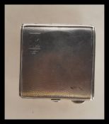 An early 20th Century silver hallmarked ladies com