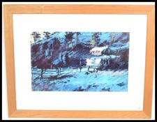 A framed limited edition Rolf Harris print on pape