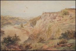 Horatio Pearson ( British 19th century )  An unframed watercolour painting ' entitled The Avon &