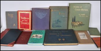 A good collection of Thames related books to include The book of the Thames by Mr. and Mrs. S. C.