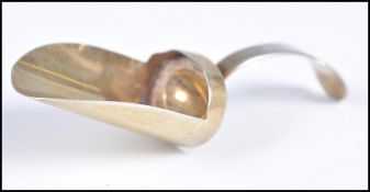 19TH CENTURY GEORGIAN HALLMARKED SILVER TEA CADDY