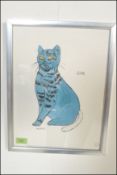 After Andy Warhol - 'Sheet from 25 Cats name Sam a