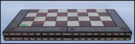 A late 19th  early 20th Century Anglo Indian Vizagapatam bone, Sadeli micro mosaic folding