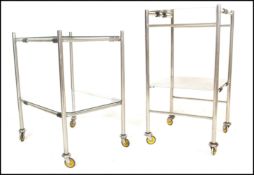 Two 20th Century retro industrial surgical medical