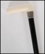 A 19th Century ebonised opera walking stick having
