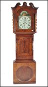 19TH CENTURY WEST COUNTRY LONGCASE MAHOGANY CLOCK