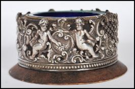 A early 20th Century Edwardian repousse decorated