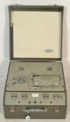 A vintage 20th Century Ferrograph type 5A serial no 5/30170 reel to reel tape recorder, vinyl