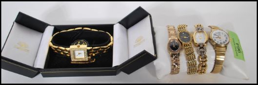 A collection of vintage ladies cocktail watches to